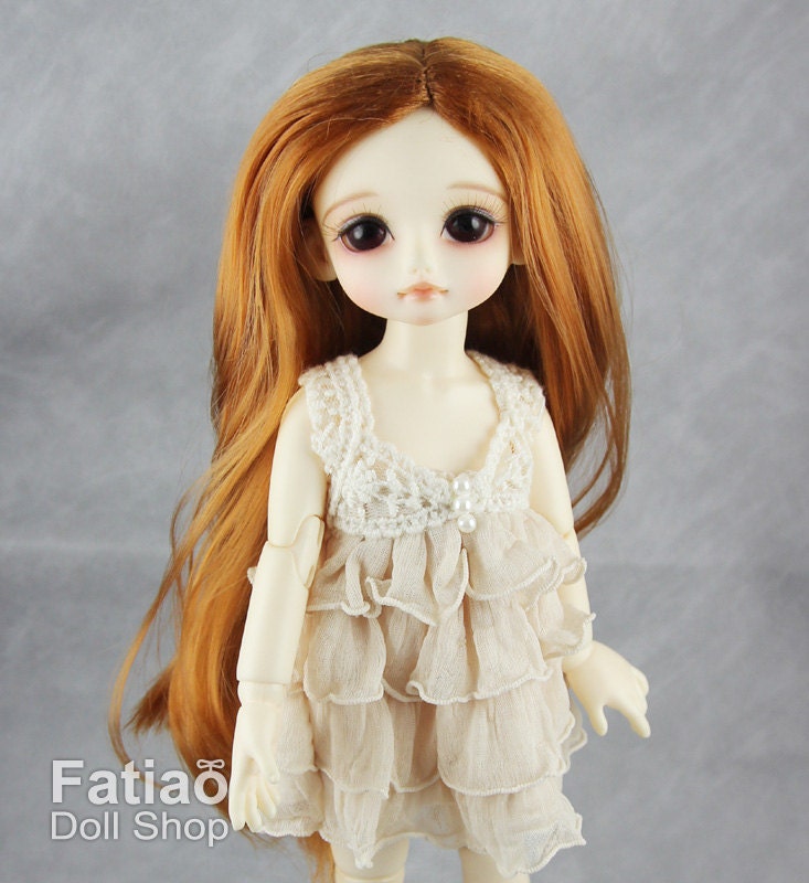 Fatiao - New Dollfie Yo-SD 1/6 BJD - Dolls Wig 6-7 inch - Caramel