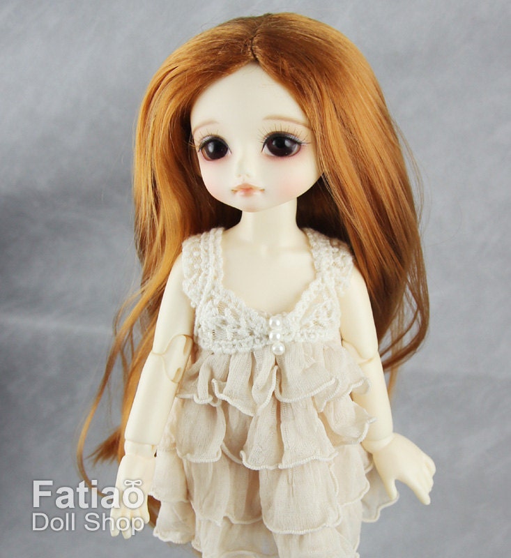 Fatiao - New Dollfie Yo-SD 1/6 BJD - Dolls Wig 6-7 inch - Caramel