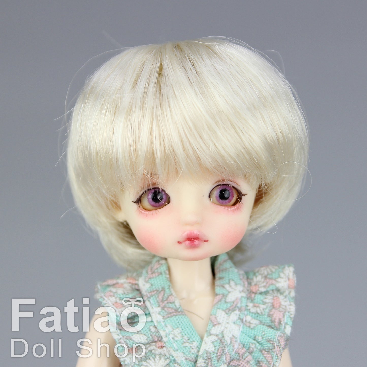 Fatiao - New BJD Dollfie pukipuki BF Pocket 3-4" Doll Wig - Blonde