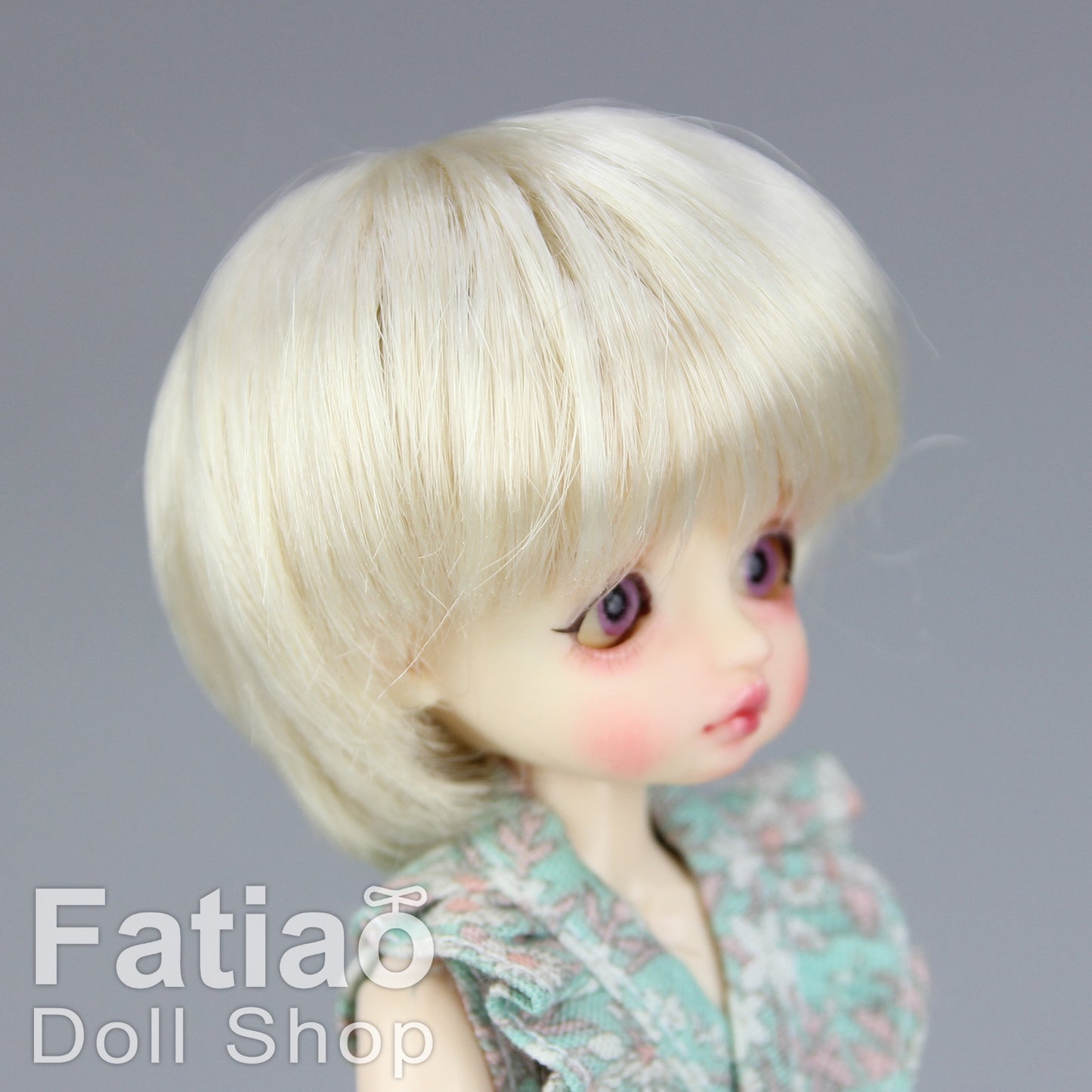Fatiao - New BJD Dollfie pukipuki BF Pocket 3-4" Doll Wig - Blonde