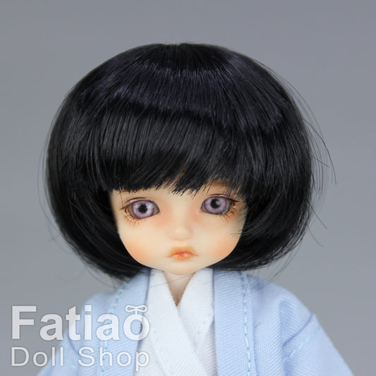 Fatiao - New BJD Dollfie pukipuki BF Pocket 3-4" Doll Wig - Black