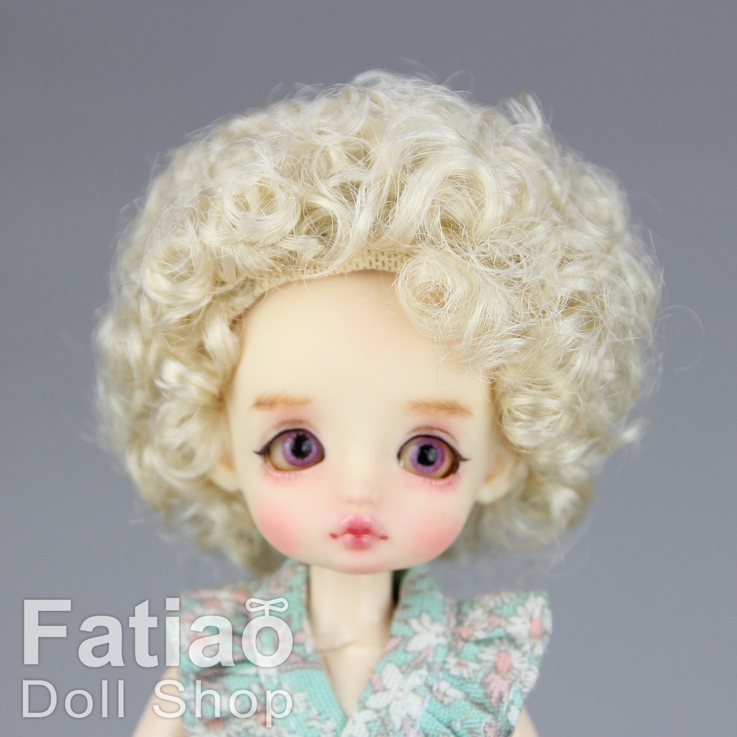 Fatiao - New BJD Dollfie 1/12 pukipuki BF Pocket 3-4" Doll Wig - blonde