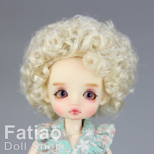 Fatiao - New BJD Dollfie 1/12 pukipuki BF Pocket 3-4" Doll Wig - blonde