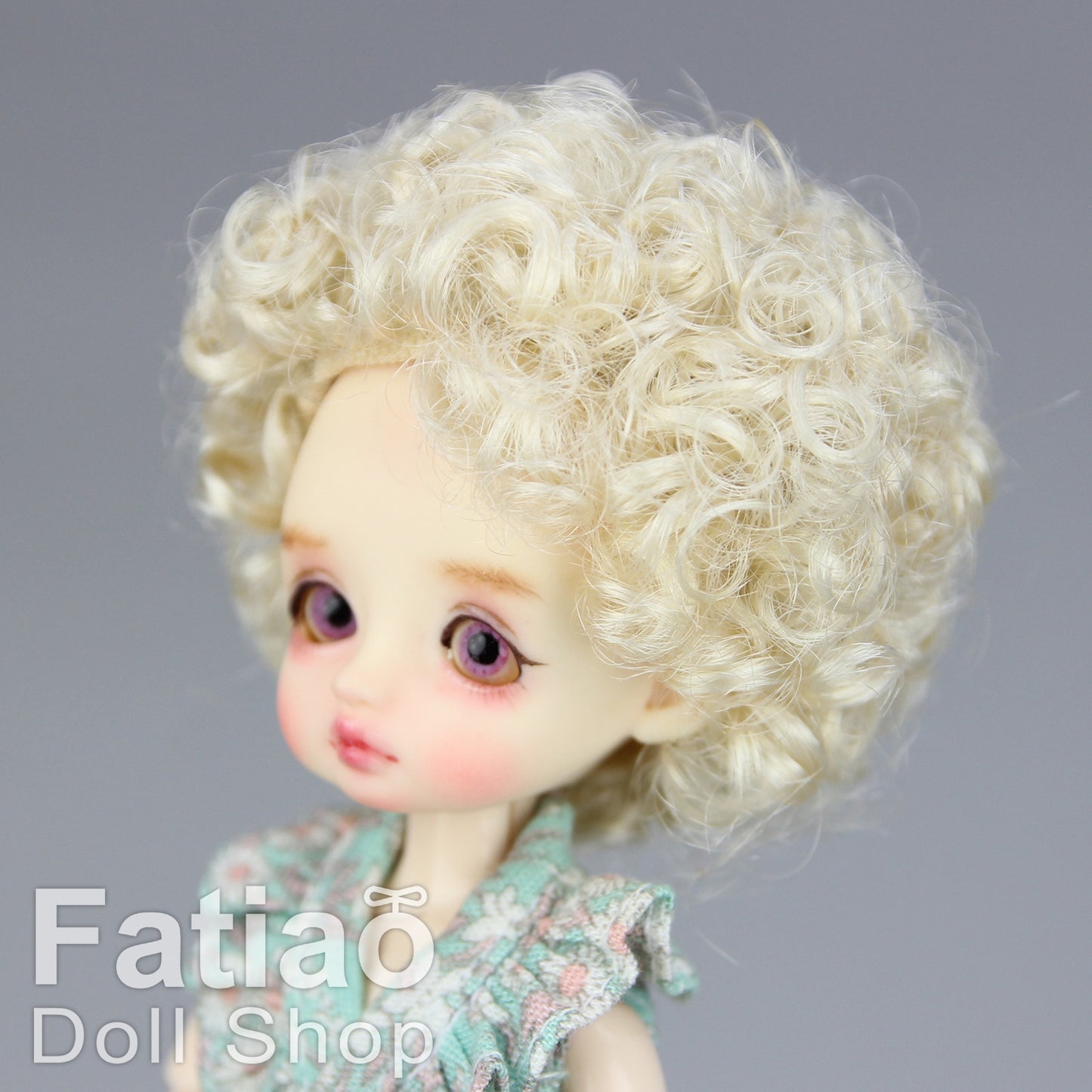 Fatiao - New BJD Dollfie 1/12 pukipuki BF Pocket 3-4" Doll Wig - blonde