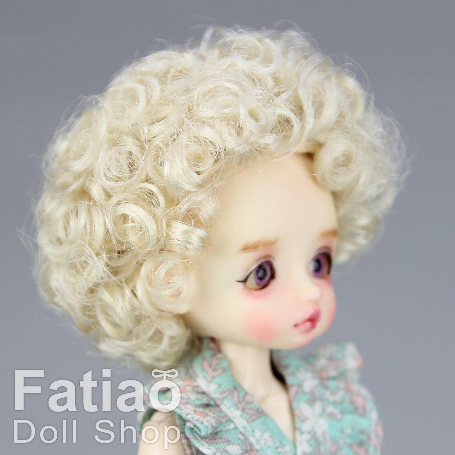 Fatiao - New BJD Dollfie 1/12 pukipuki BF Pocket 3-4" Doll Wig - blonde