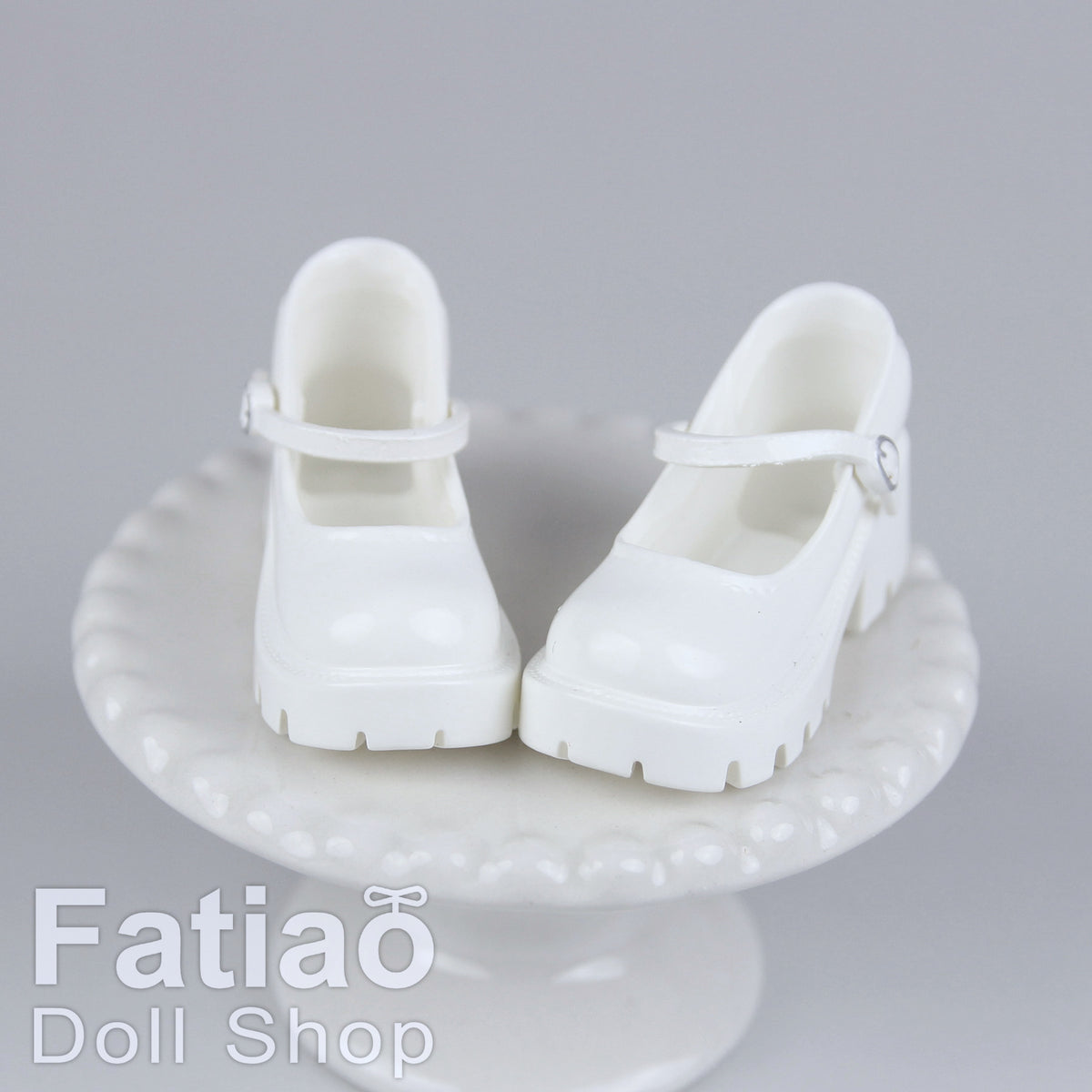 1/6 Female Action Figure Doll Shoes iMda 2.7 Chunky Heel Mary Jane 3.5cm