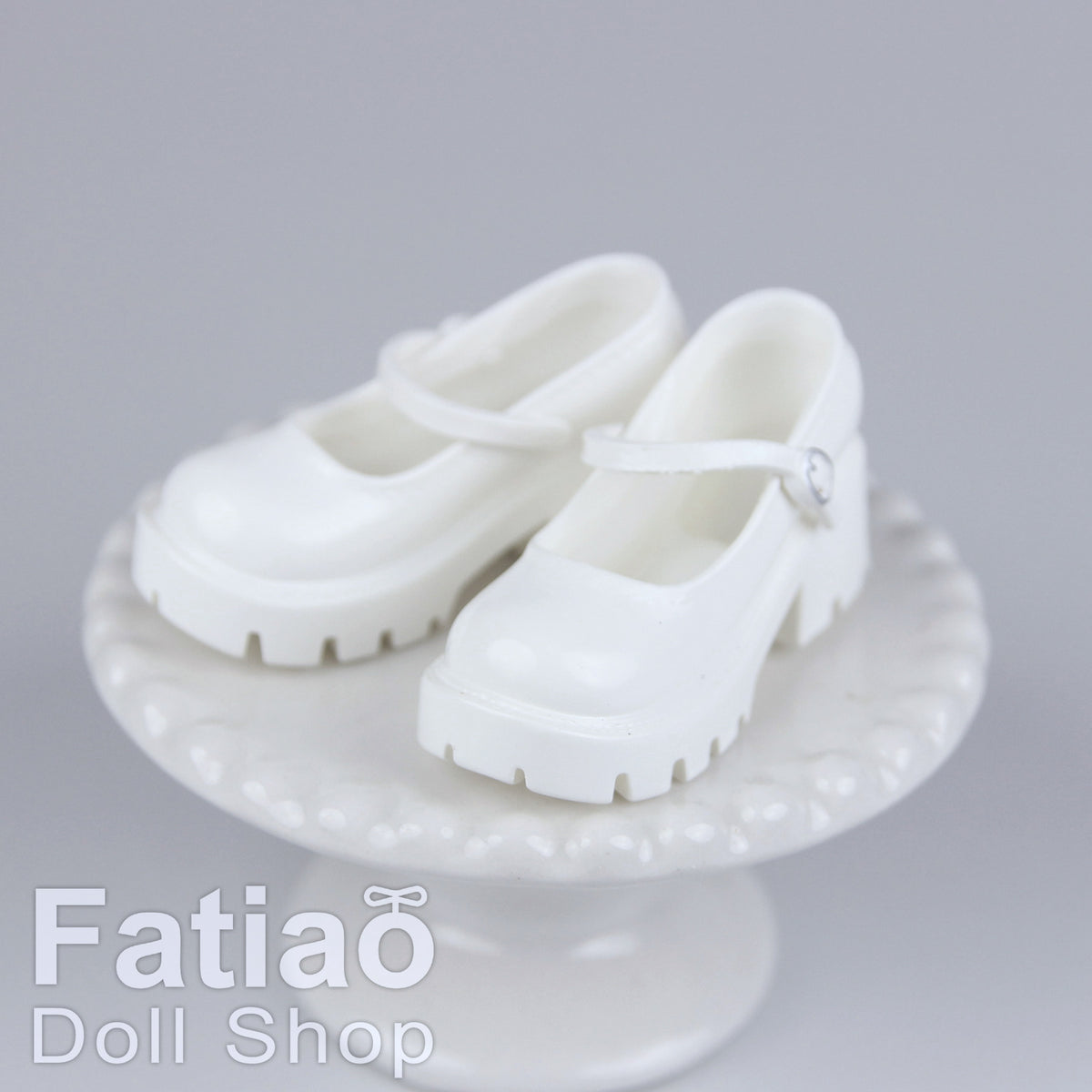 1/6 Female Action Figure Doll Shoes iMda 2.7 Chunky Heel Mary Jane 3.5cm