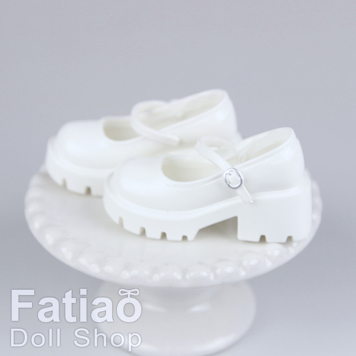 1/6 Female Action Figure Doll Shoes iMda 2.7 Chunky Heel Mary Jane 3.5cm