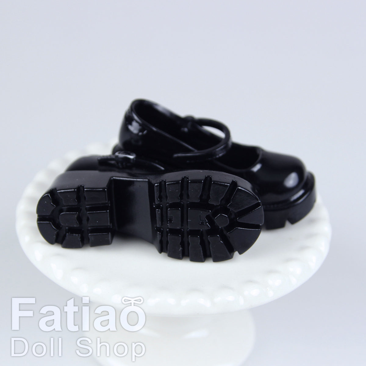 1/6 Female Action Figure Doll Shoes iMda 2.7 Chunky Heel Mary Jane 3.5cm