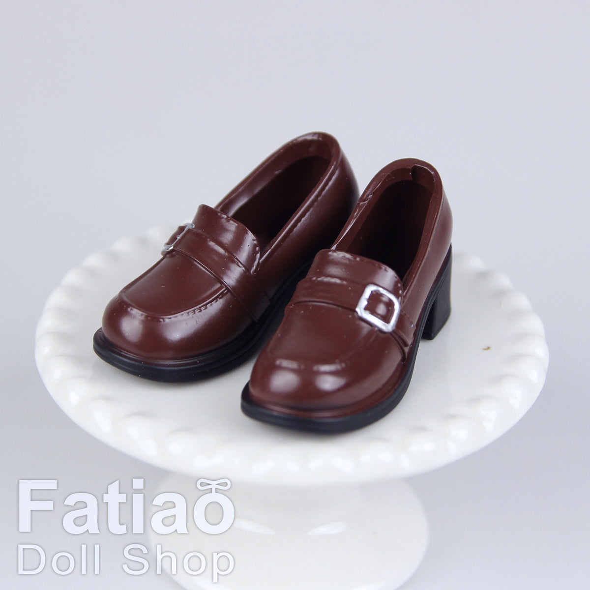 1/6 Female Action Figure Doll Shoes iMda 2.7 Buckle Loafers School Shoes 3.5cm