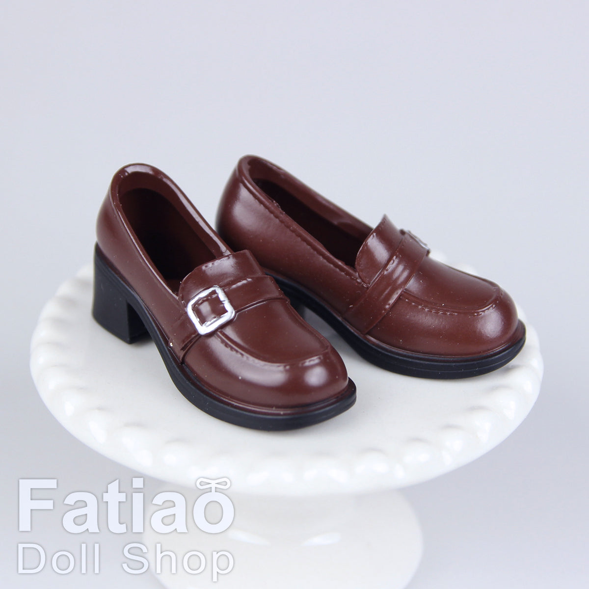 1/6 Female Action Figure Doll Shoes iMda 2.7 Buckle Loafers School Shoes 3.5cm