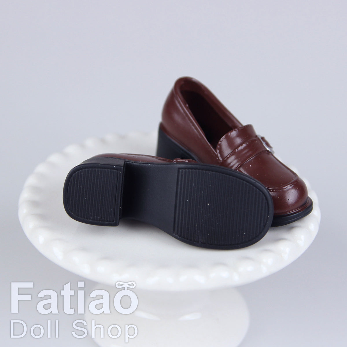 1/6 Female Action Figure Doll Shoes iMda 2.7 Buckle Loafers School Shoes 3.5cm