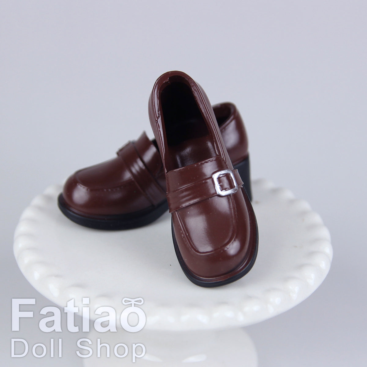 1/6 Female Action Figure Doll Shoes iMda 2.7 Buckle Loafers School Shoes 3.5cm