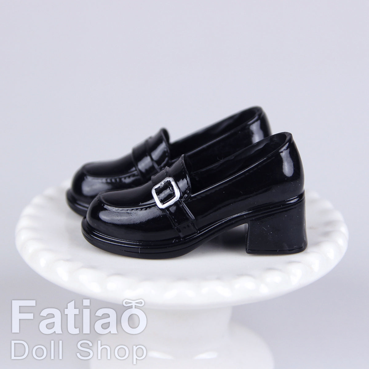 1/6 Female Action Figure Doll Shoes iMda 2.7 Buckle Loafers School Shoes 3.5cm