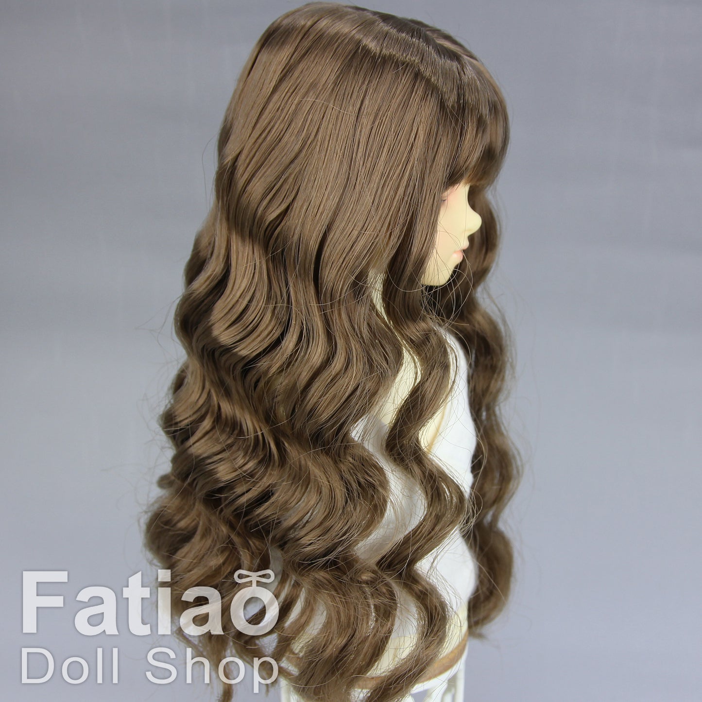 Fatiao - New Dollfie MSD Kaye Wiggs 1/4 BJD Size 7-8 inch Dolls Curls Wig Brown