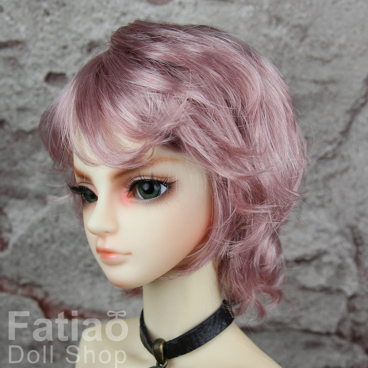 Fatiao - New Dollfie SD 1/3 BJD Dolls Wig size 8-9" - Deep pink