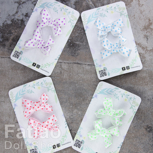 Dolls BJD Ribbon Hair Clip - Fatiao handmade
