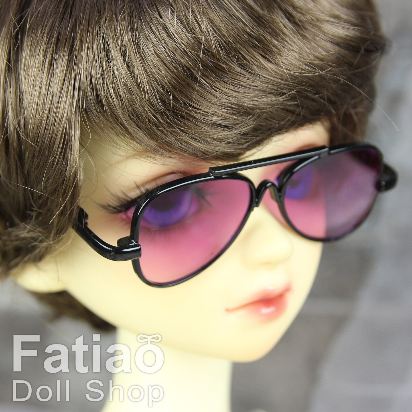 New fashion Dolls Sun Glasses fit 1/3 BJD SD Super Dollfie Black Purple