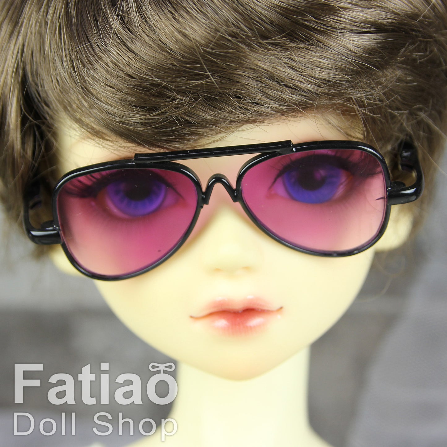 New fashion Dolls Sun Glasses fit 1/3 BJD SD Super Dollfie Black Purple