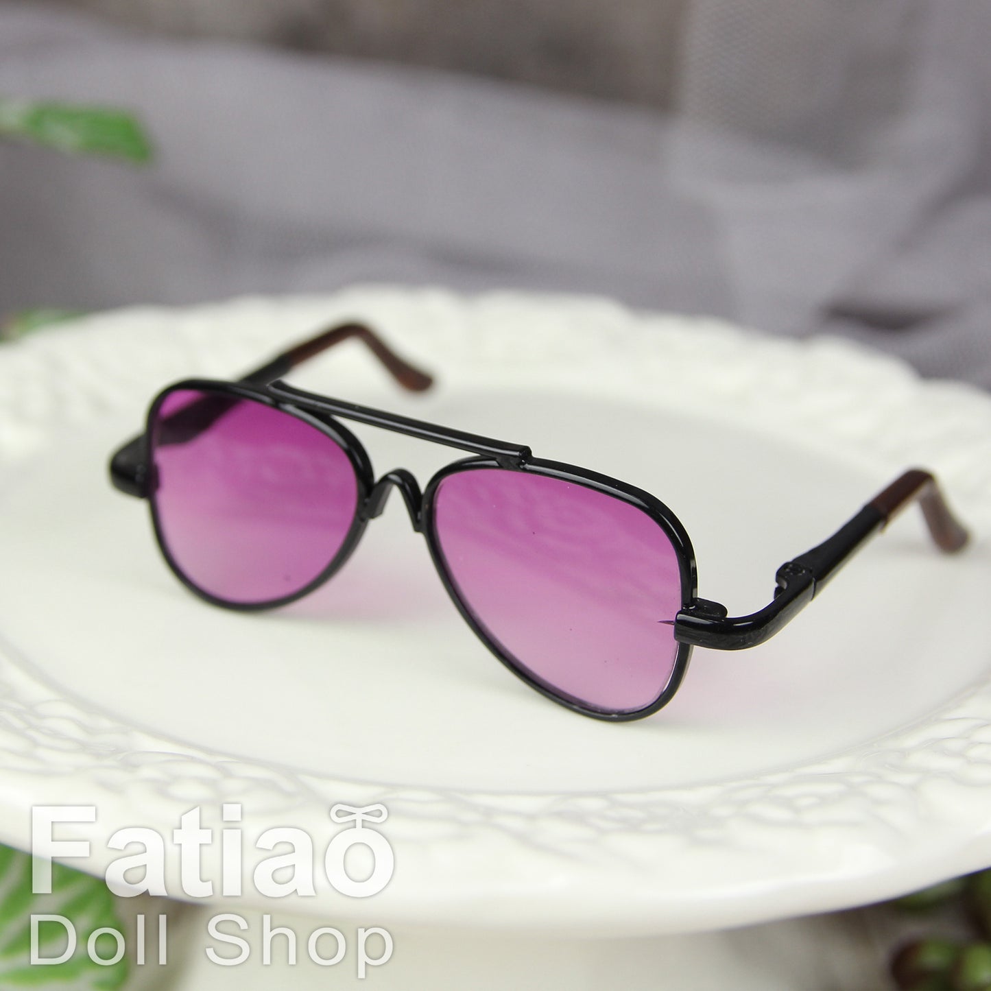 New fashion Dolls Sun Glasses fit 1/3 BJD SD Super Dollfie Black Purple