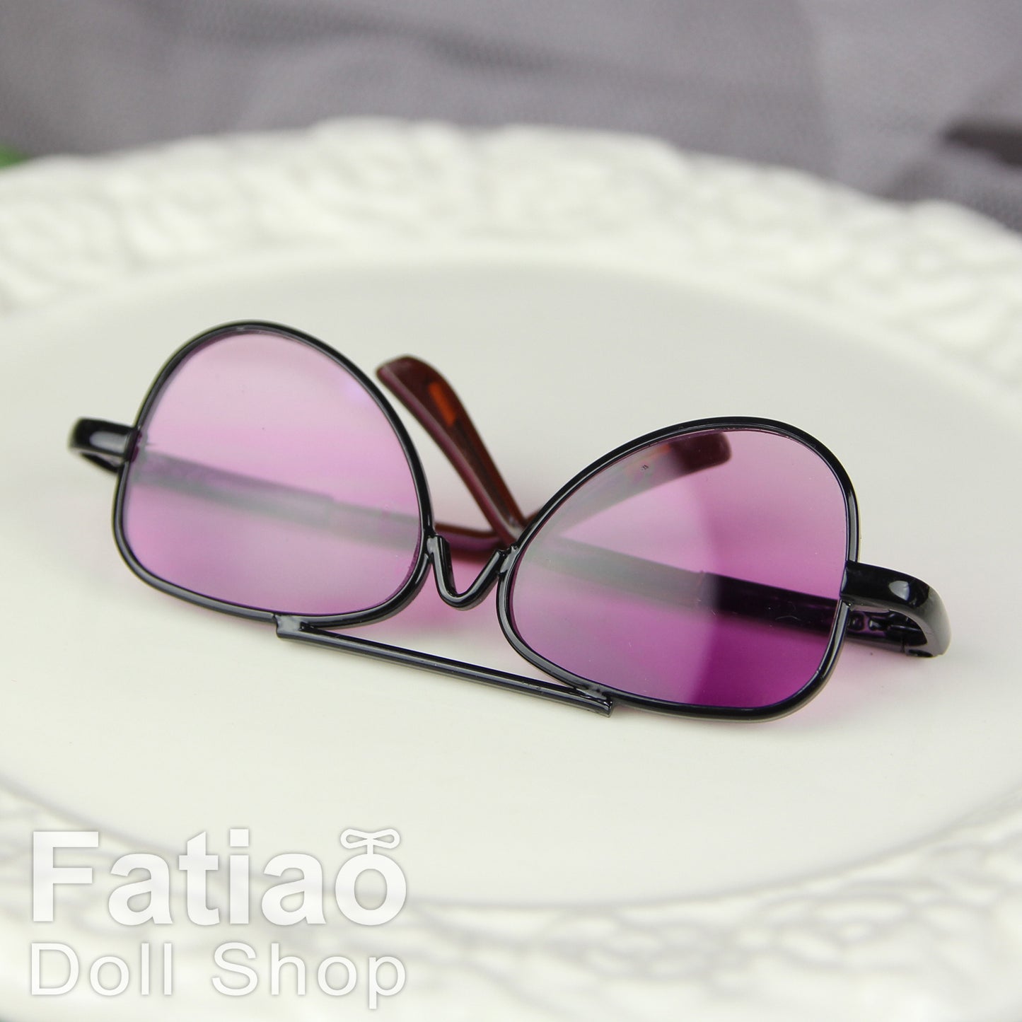 New fashion Dolls Sun Glasses fit 1/3 BJD SD Super Dollfie Black Purple