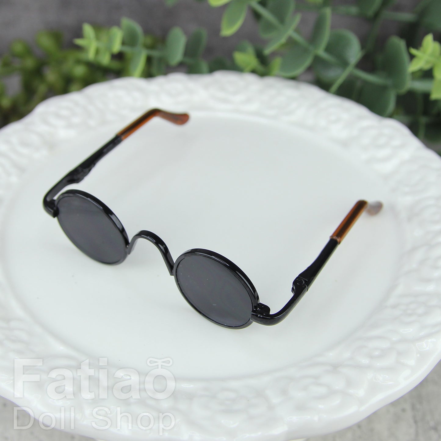 New fashion Dolls sunglasses Glasses fit 1/3 BJD SD Super Dollfie  - Black