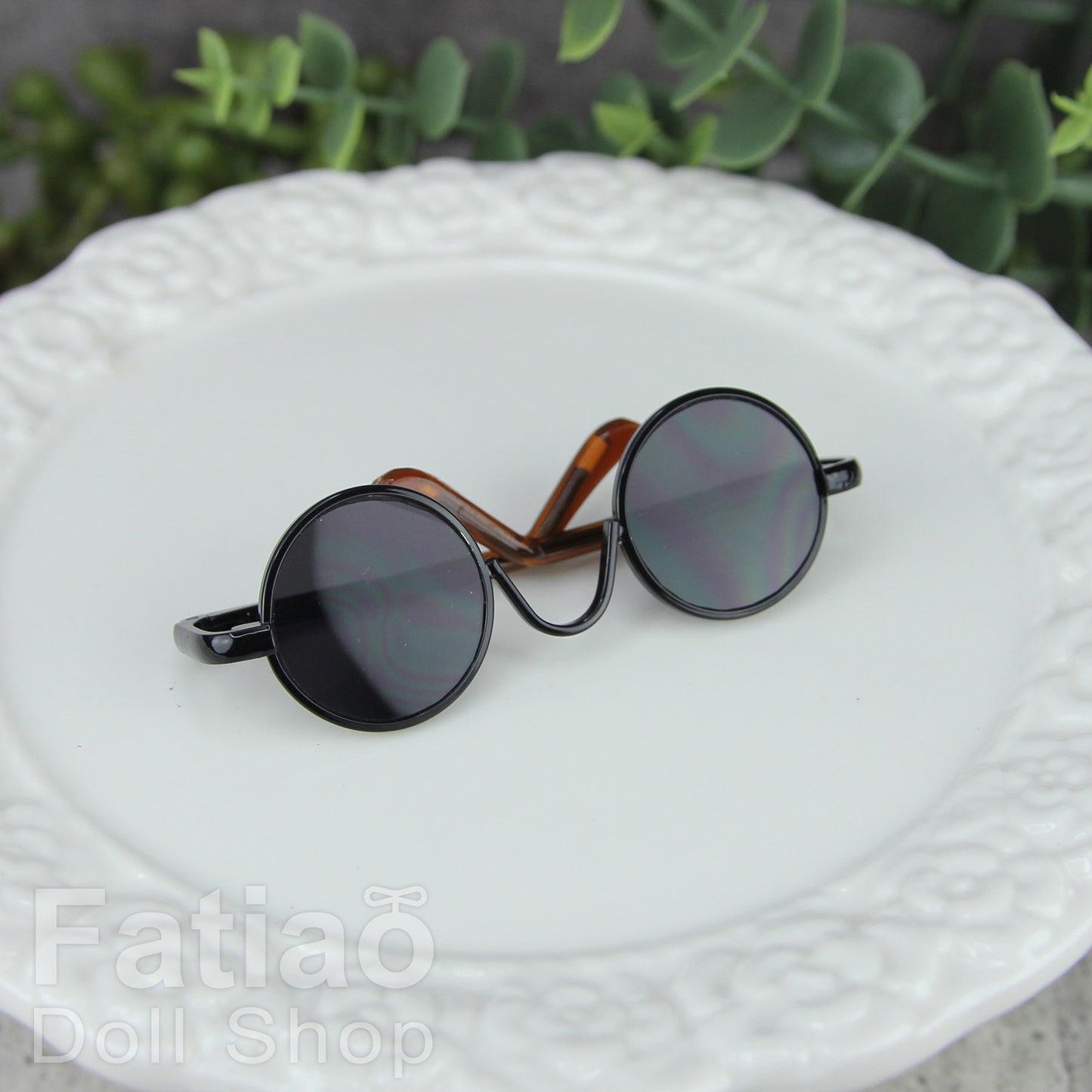 New fashion Dolls sunglasses Glasses fit 1/3 BJD SD Super Dollfie  - Black
