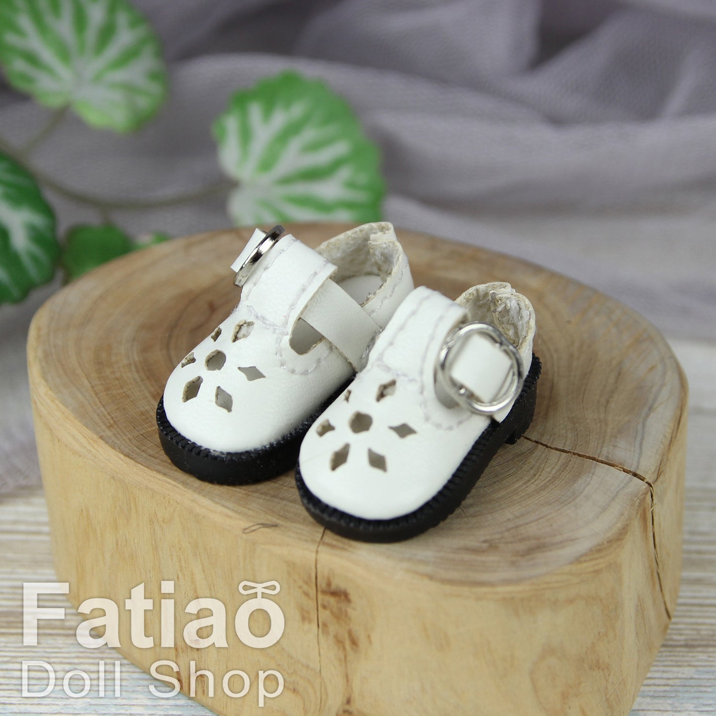Fatiao - New Lati Yellow Pukifee OB22 OB24 1/8 BJD Dolls Mary Jane shoes (Size 2.7cm)
