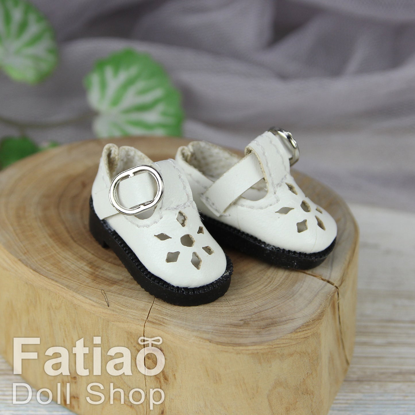 Fatiao - New Lati Yellow Pukifee OB22 OB24 1/8 BJD Dolls Mary Jane shoes (Size 2.7cm)