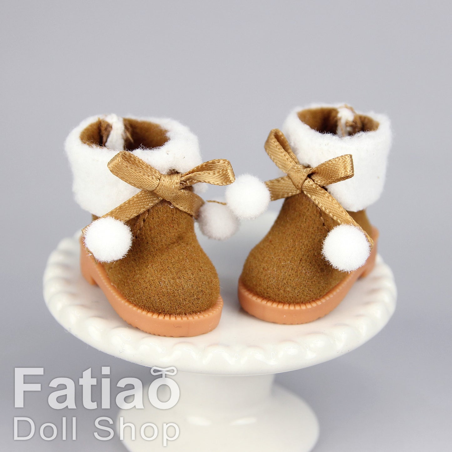 Fatiao - New Lati Yellow Pukifee Luts Tiny 1/8 BJD Dolls boots shoes (Size 2.7cm)