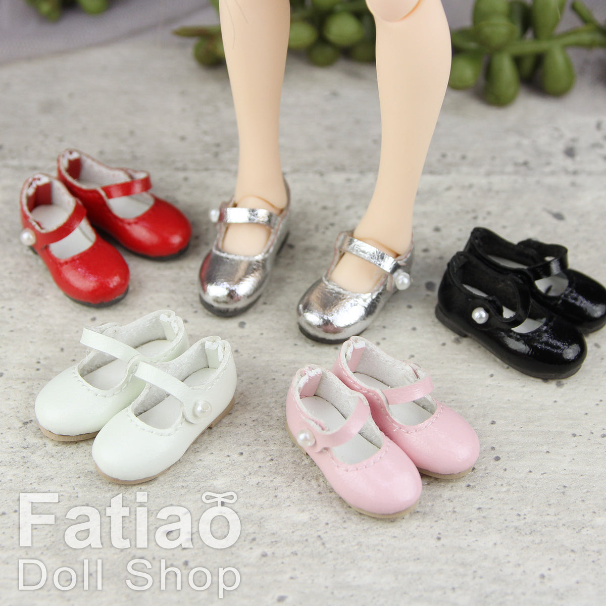 Fatiao - New Lati Yellow / Pukifee / Blythe / AZONE 1/6 / OB22 24 / 1/8 BJD Doll Shoes (Size 2.5cm)