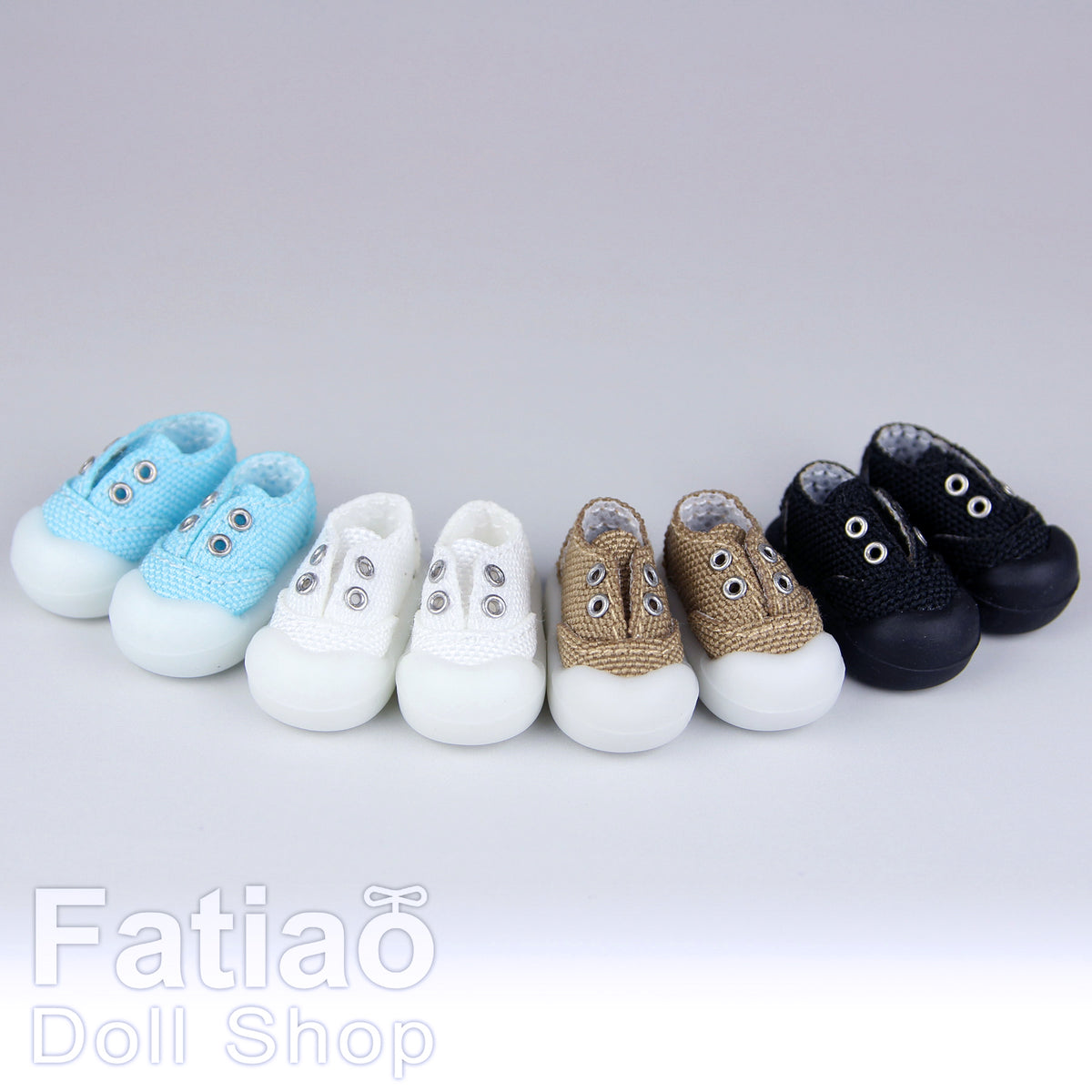 Fatiao - New  Obitsu 11 OB11 1/12 BJD dolls round-toe canvas shoes