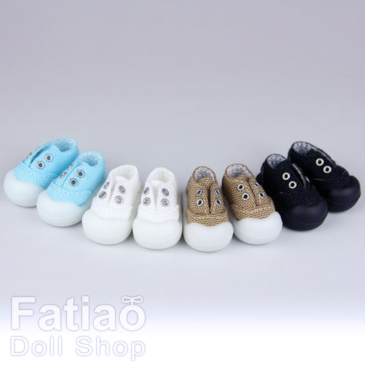 Fatiao - New  Obitsu 11 OB11 1/12 BJD dolls round-toe canvas shoes