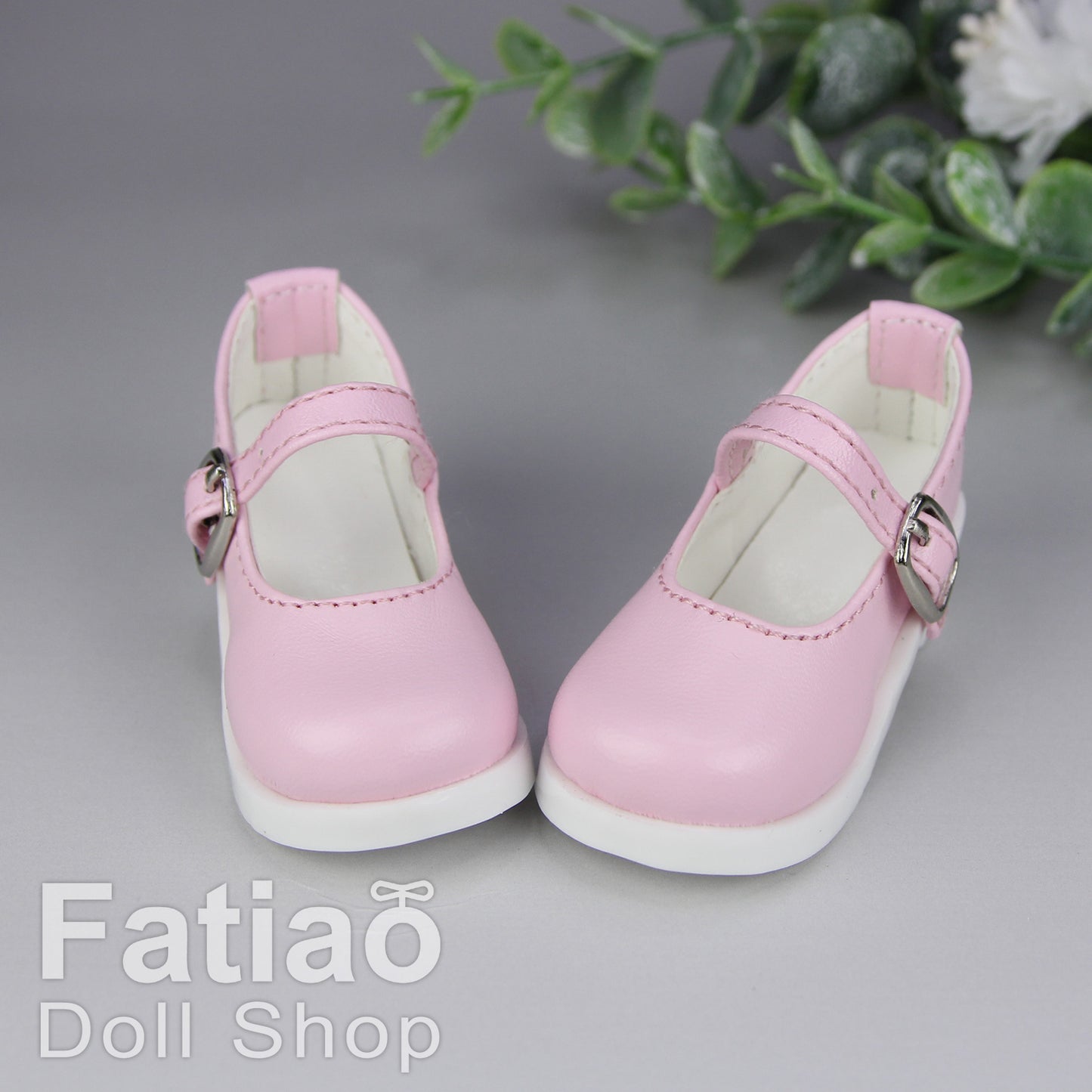 Fatiao - New 1/4 BJD MSD Dollfie Dolls Mary Jane Shoes - Pink (Size 5.5cm)