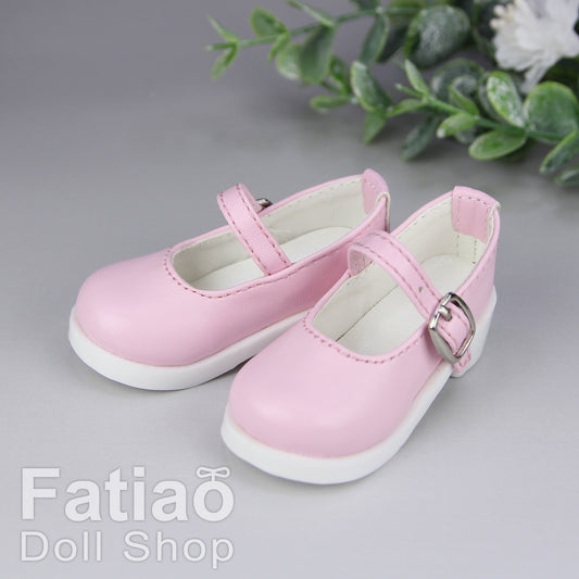 Fatiao - New 1/4 BJD MSD Dollfie Dolls Mary Jane Shoes - Pink (Size 5.5cm)