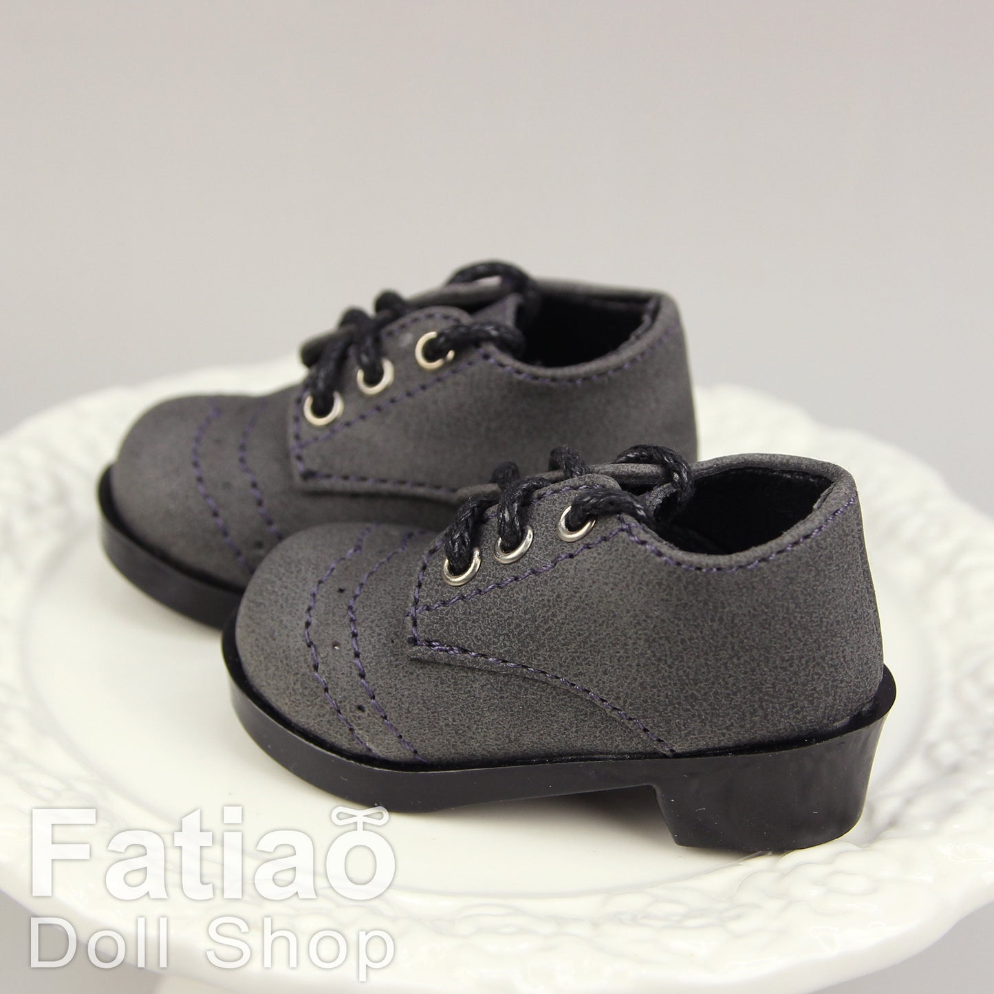 Fatiao - New 1/4 BJD MSD MDD Dollfie Dolls Shoes - Gray (Size 5.5cm)