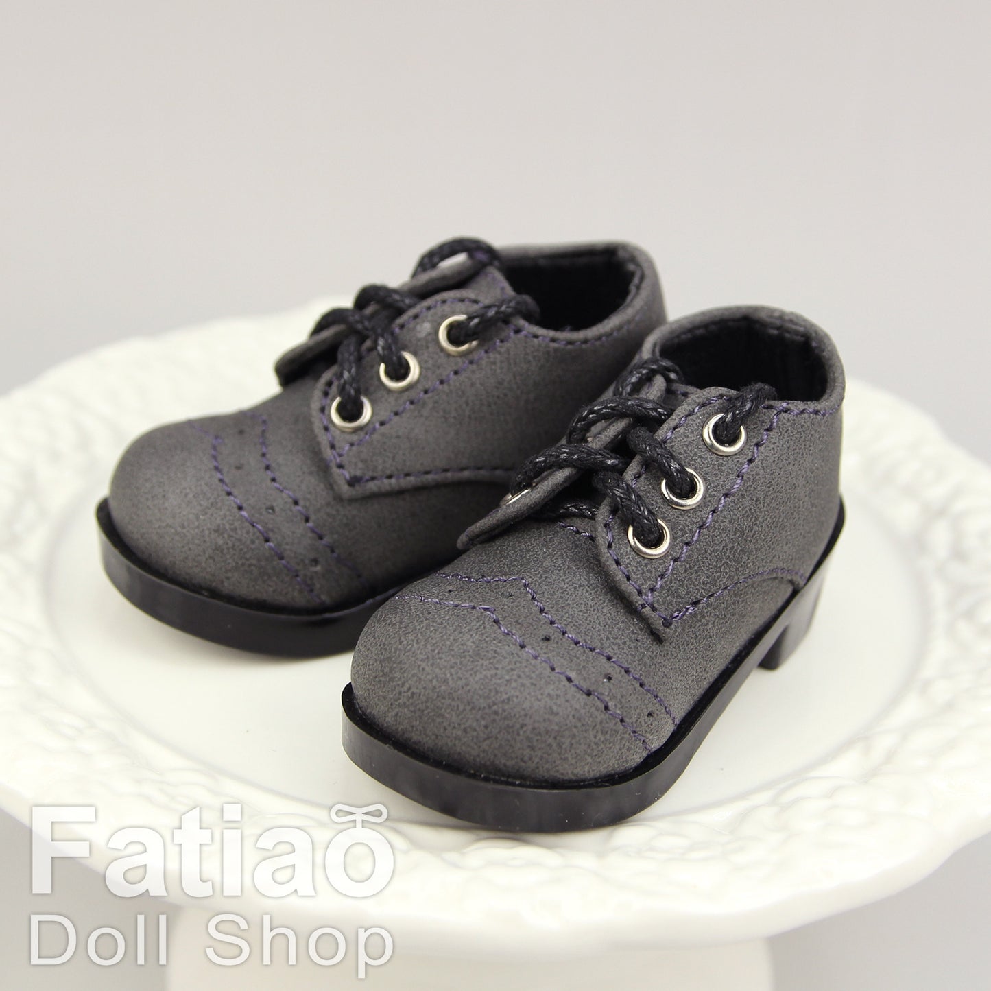 Fatiao - New 1/4 BJD MSD MDD Dollfie Dolls Shoes - Gray (Size 5.5cm)