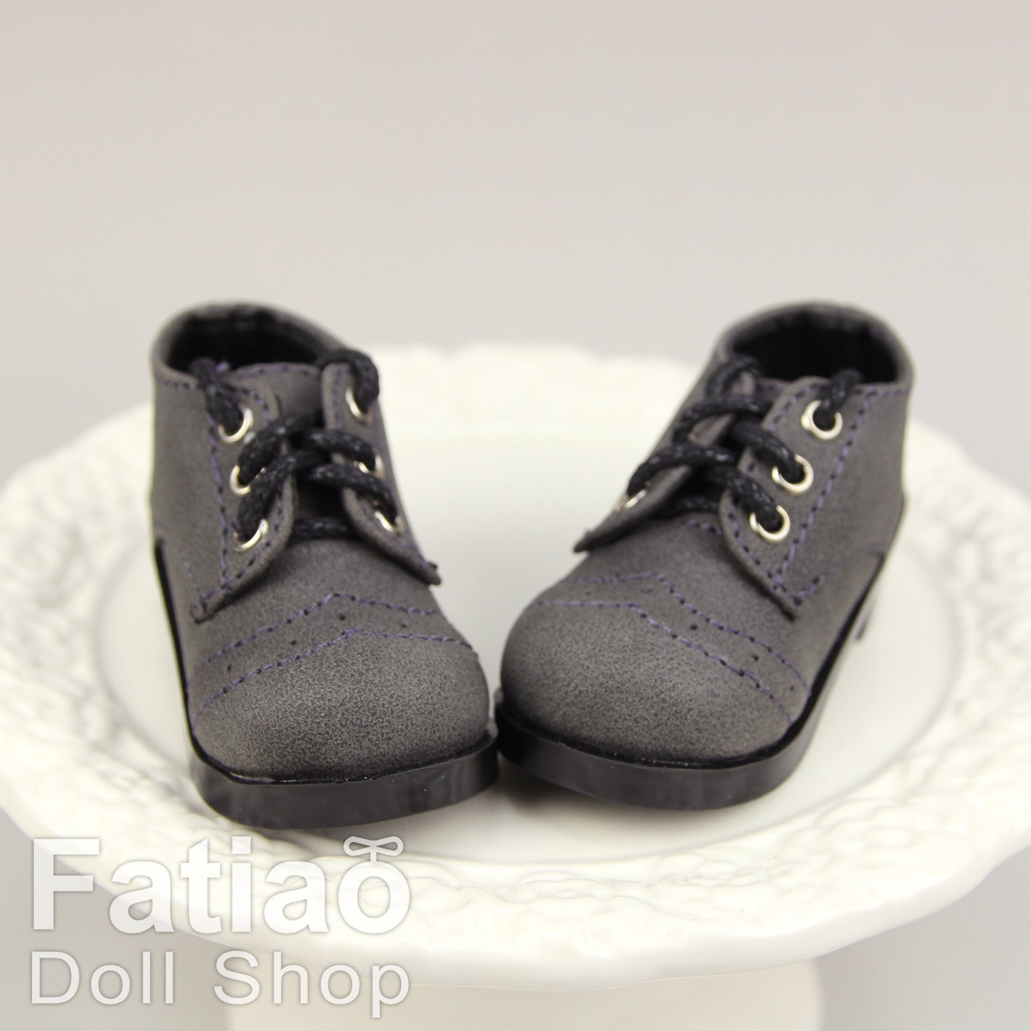 Fatiao - New 1/4 BJD MSD MDD Dollfie Dolls Shoes - Gray (Size 5.5cm)