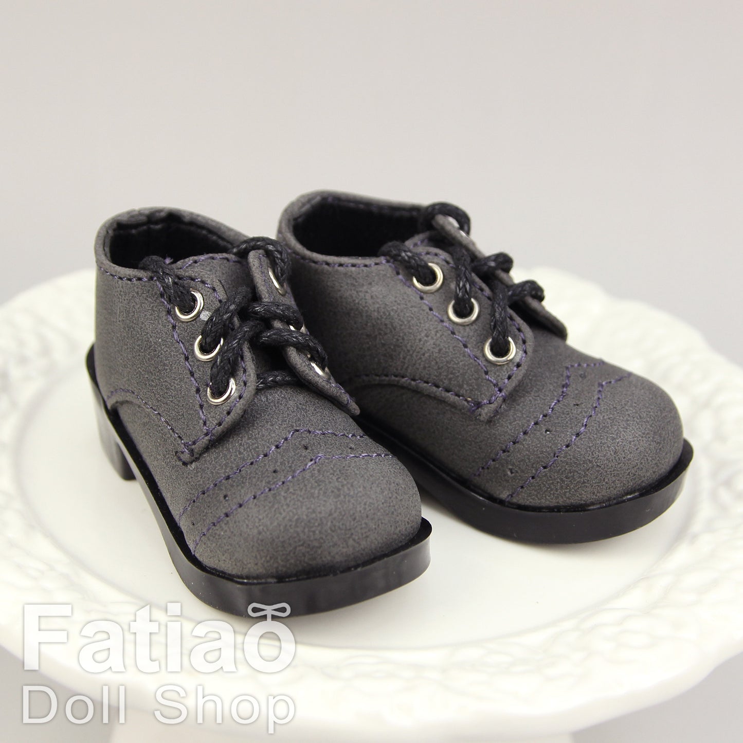 Fatiao - New 1/4 BJD MSD MDD Dollfie Dolls Shoes - Gray (Size 5.5cm)