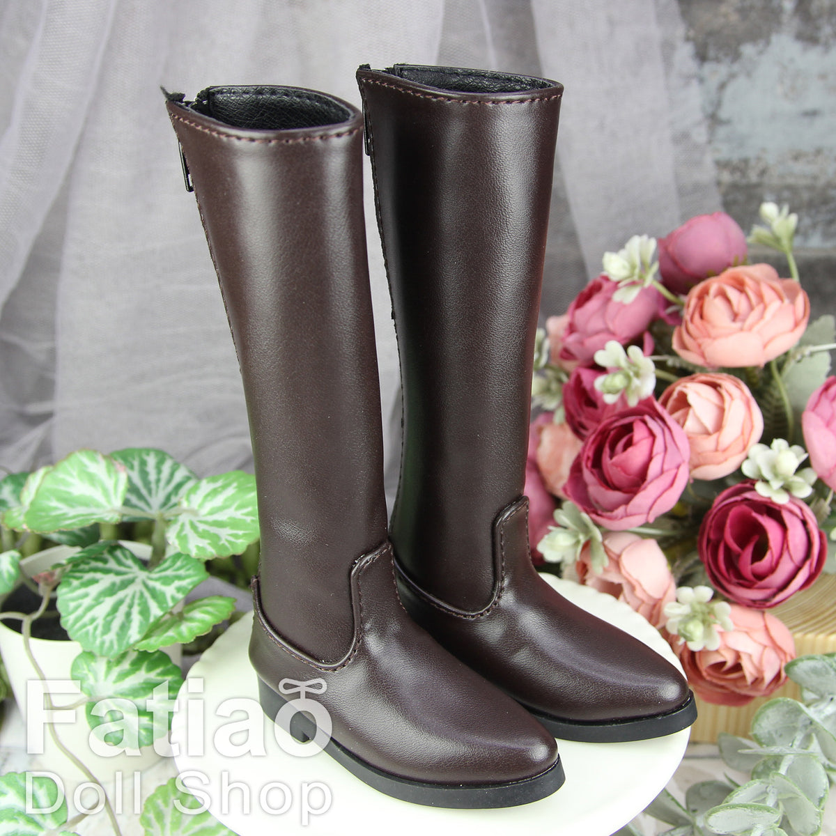Fatiao - New 1/4 BJD MSD dollfie Boots Dolls Shoes - Brown