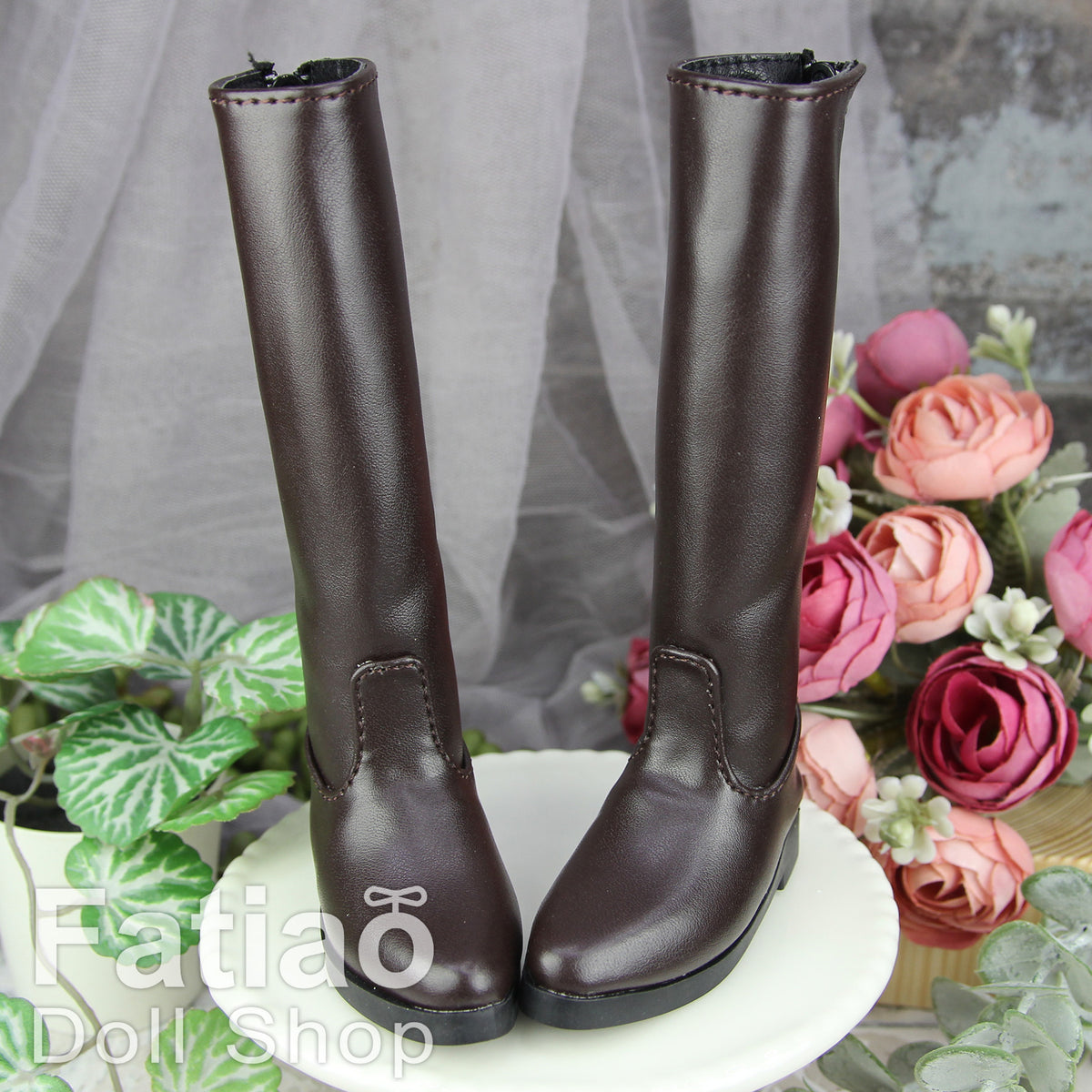 Fatiao - New 1/4 BJD MSD dollfie Boots Dolls Shoes - Brown