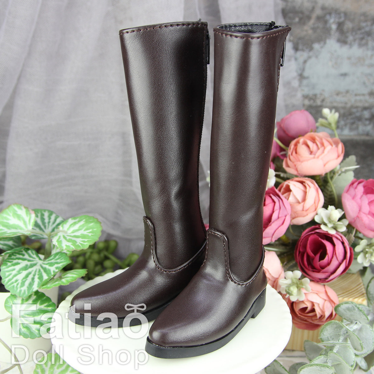 Fatiao - New 1/4 BJD MSD dollfie Boots Dolls Shoes - Brown