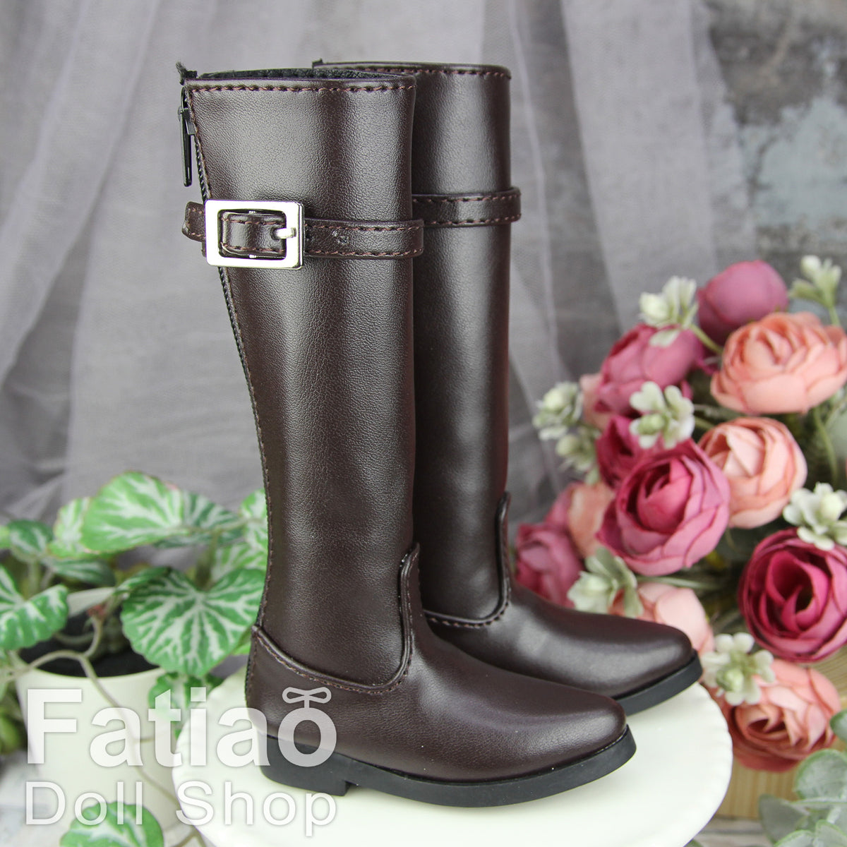 Fatiao - New 1/4 BJD MSD dollfie Boots Dolls Shoes - Brown