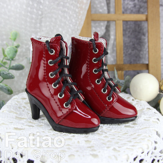 Fatiao - New 1/4 BJD Dollfie MSD High Heeled Shoes - Red (Size 5.5cm)