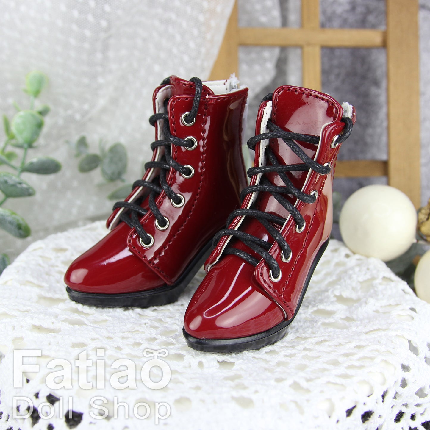Fatiao - New 1/4 BJD Dollfie MSD High Heeled Shoes - Red (Size 5.5cm)