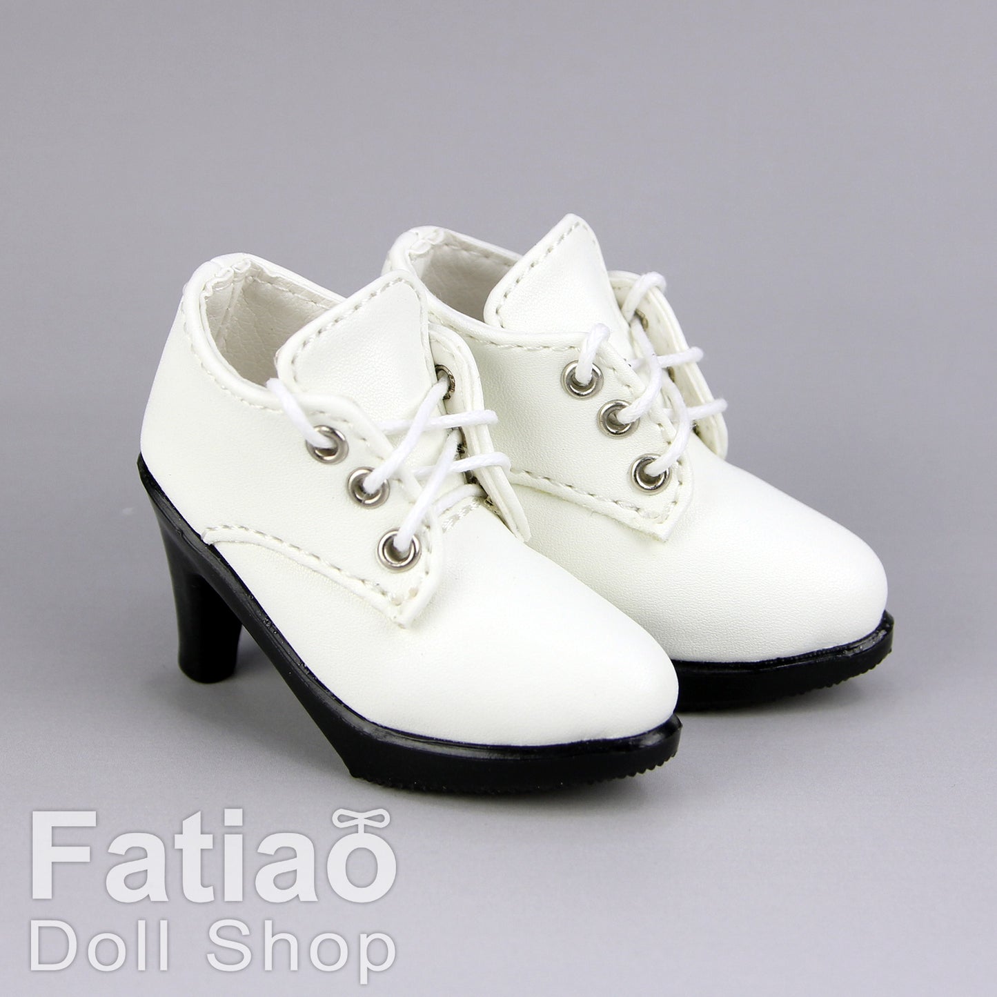 Fatiao - New 1/4 BJD Dollfie MSD High Heeled Shoes - White (Size 5.5cm)