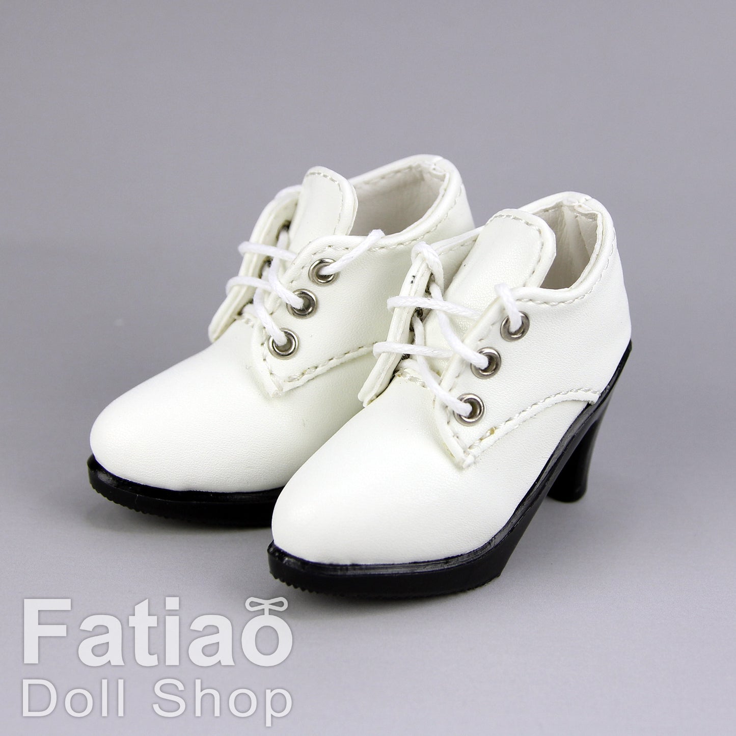 Fatiao - New 1/4 BJD Dollfie MSD High Heeled Shoes - White (Size 5.5cm)