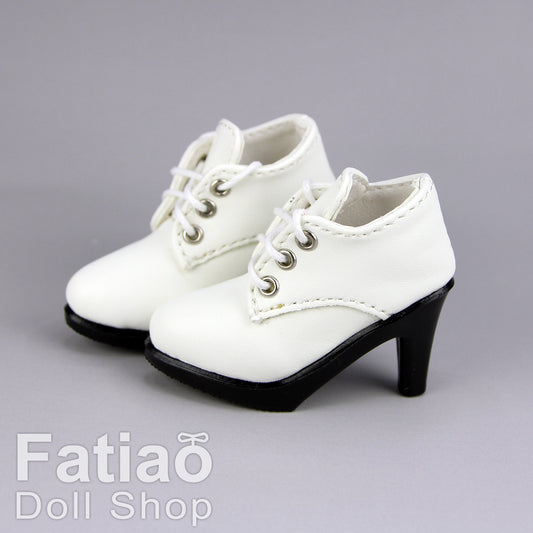 Fatiao - New 1/4 BJD Dollfie MSD High Heeled Shoes - White (Size 5.5cm)