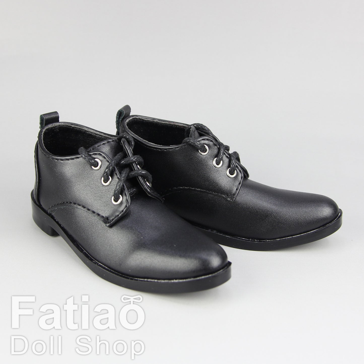 Fatiao - New 1/3 BJD Supper dollfie 13/17SD Boy Tip Leather Suit Derby Shoes Black(Size 8.5cm) (副本)