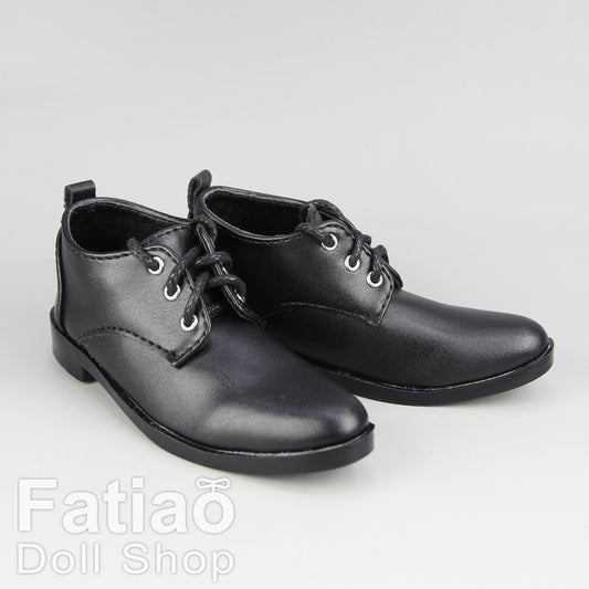Fatiao - New 1/3 BJD Supper dollfie 13/17SD Boy Tip Leather Suit Derby Shoes Black(Size 8.5cm) (副本)
